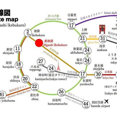 池袋駅まで徒歩15分 畳の家 Leilighet Tokyo Eksteriør bilde